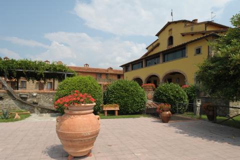 Ferienwohnung im Agriturismo mit Pool