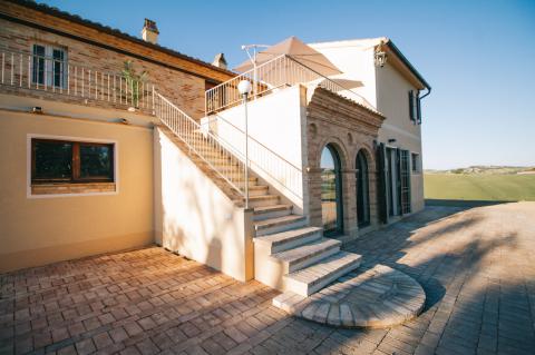 Luxusvilla mit Pool, Le Marche, Italien, Tritt-Case in Italia