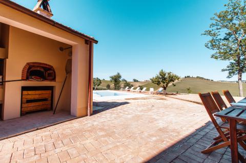 Luxusvilla mit Pool, Le Marche, Italien, Tritt-Case in Italia