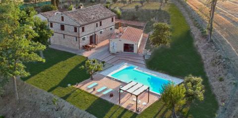 Luxusvilla mit Pool, Le Marche, Italien, Tritt-Case in Italia