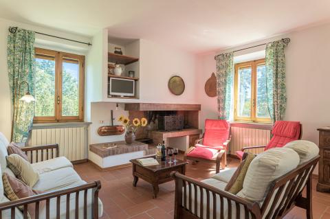 Ferienhaus Collogrande bei Siena, Toskana, Tritt Case in Italia
