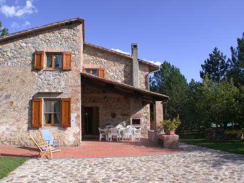 Ferienhaus Collogrande bei Siena, Toskana, Tritt Case in Italia