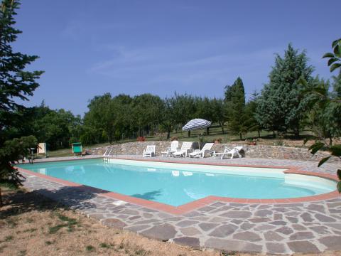 Ferienhaus Collogrande bei Siena, Toskana, Tritt Case in Italia