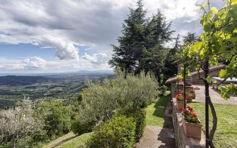 Ferienvilla mit Pool bei Cortona, Toskana. Tritt Case in Italia