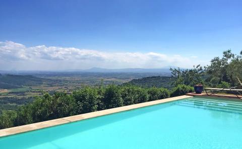 Ferienvilla mit Pool bei Cortona, Toskana. Tritt Case in Italia