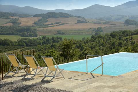 Luxusvilla in Toskana, nicht weit vom Meer, Tritt Case in Italia