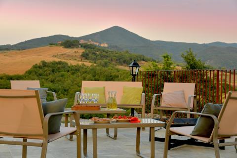 Luxusvilla in Toskana, nicht weit vom Meer, Tritt Case in Italia