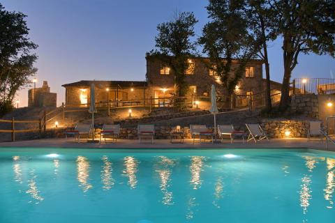 Luxusvilla in Toskana, nicht weit vom Meer, Tritt Case in Italia