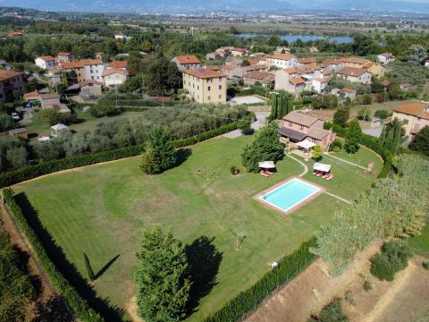 Ferienhaus mit beheibarem Pool, Lucca, Toskana, Tritt Case in Italia