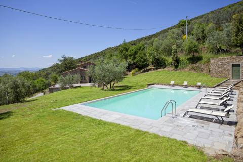 Luxuriöse Villa Toppello mit Pool mieten, Arezzo | Tritt-toskana.de