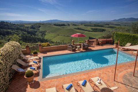 Freistehende Villa mit Pool, Toskana