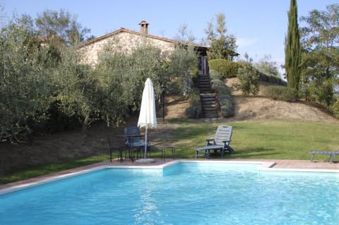 Ferinhaus mit Pool, Siena, Toskana, Italien