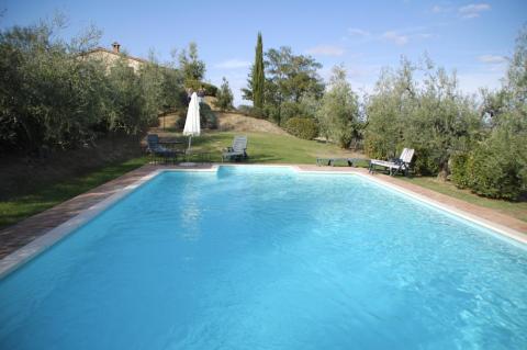 Ferinhaus mit Pool, Siena, Toskana, Italien