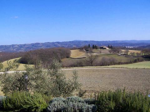 Ferinhaus mit Pool, Siena, Toskana, Italien