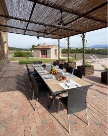 Pergola der Villa Etrusca Toskana Pisa