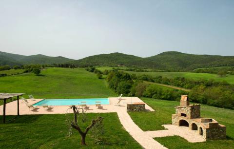 Große freistehende Villa mit beheizbaren Pool, Toskana