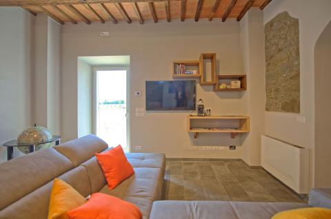 Freistehende Villa mit Pool, im Süd-Osten der Toskana, Tritt-Case in Italia