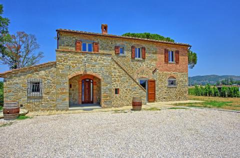 Freistehende Villa mit Pool, im Süd-Osten der Toskana, Tritt-Case in Italia