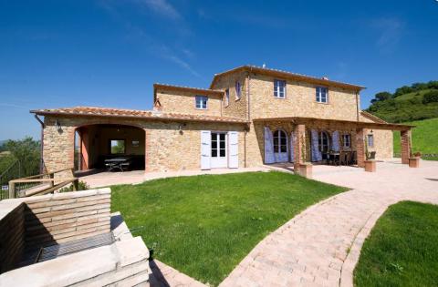 Luxusvilla mit Pool für 12 Personen, Toskana-Tritt