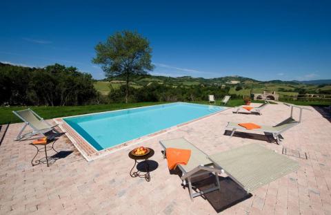Luxusvilla mit Pool für 12 Personen, Toskana-Tritt