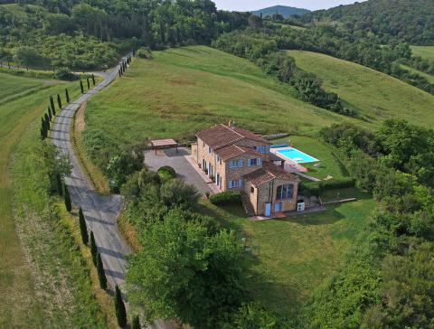 Luxusvilla mit Pool für 12 Personen, Toskana-Tritt