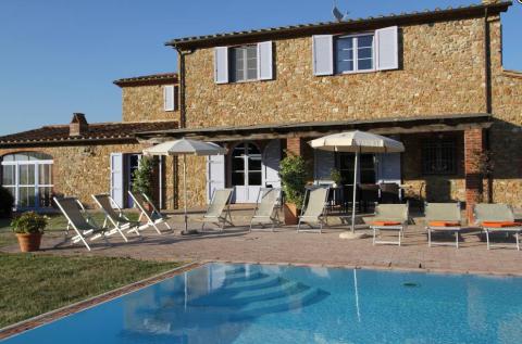 Luxusvilla mit Pool für 12 Personen, Toskana-Tritt
