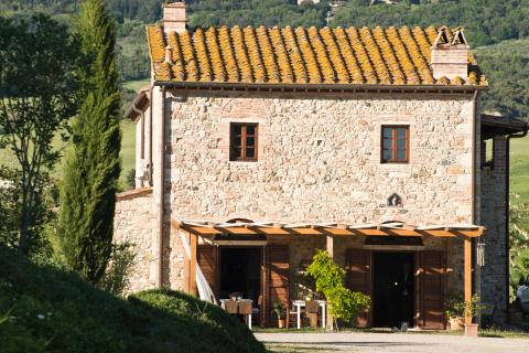 Agriturismo mit Pool, 6 Ferienwohnungen bei Volterra, Tritt-Toskana