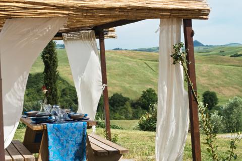 Agriturismo mit Pool, 6 Ferienwohnungen bei Volterra, Tritt-Toskana