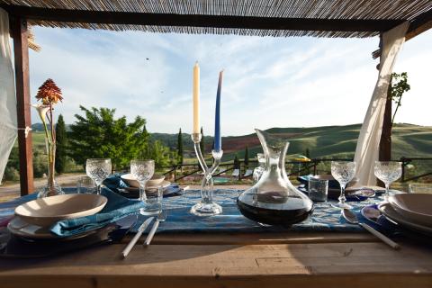 Agriturismo mit Pool, 6 Ferienwohnungen bei Volterra, Tritt-Toskana