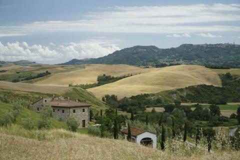 Agriturismo mit Pool, 6 Ferienwohnungen bei Volterra, Tritt-Toskana