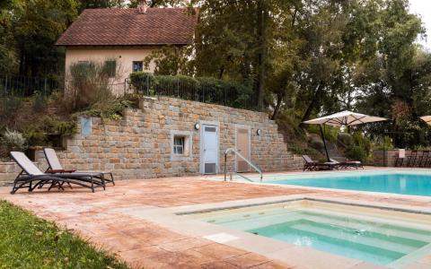 Luxusvilla mit Pool und Jacuzzi mitten in der Toskana, Tritt Case in Italia