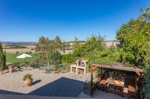 Agriturismo Podere Albereto mit Ferienwohnungen und Pool, Tritt Case in Italia
