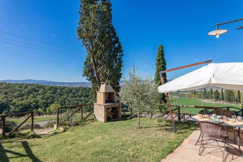 Agriturismo Podere Albereto mit Ferienwohnungen und Pool, Tritt Case in Italia