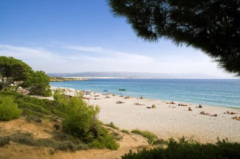 Borgo Corallo, Alghero, Sardinien, Tritt-Case in Italia
