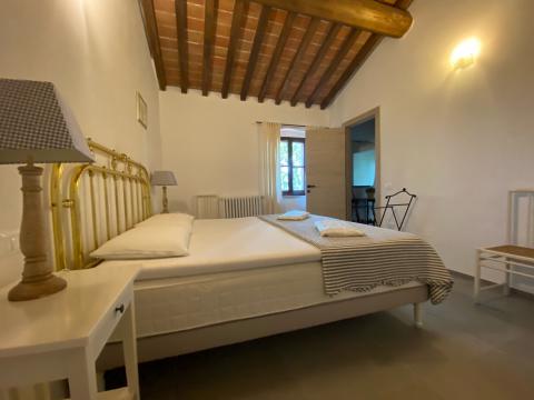 Schlafzimmer im Casa al Pino Toskana