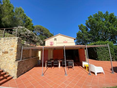 Ferienhaus mit Terasse am Pool - Toskana