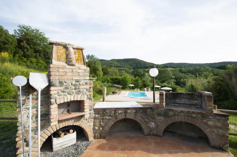 Ferienhaus mit Pool bei Pisa