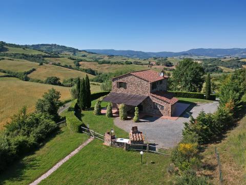 Casa Giola - freistehendes Ferienhaus mit Pool bei Pisa, Toskana