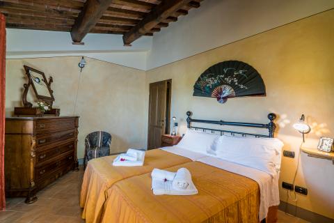 Wohnzimmer Ferienhaus Toskana