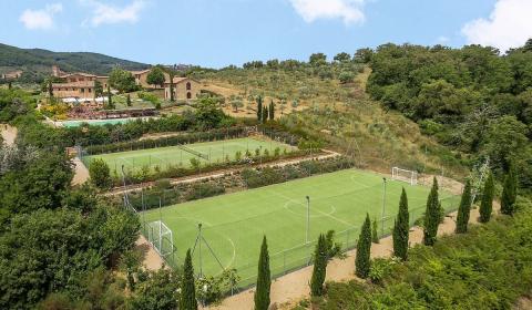 Poggio Panoramico in Arezzo mit Sportanlagen | Tritt-toskana.de