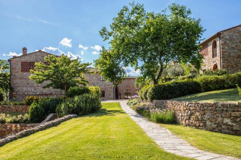 Poggio Panoramico in Arezzo mit Sportanlagen | Tritt-toskana.de
