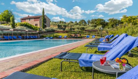 Poggio Panoramico in Arezzo mit Sportanlagen | Tritt-toskana.de