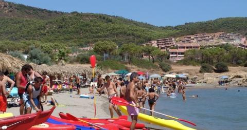 Kinderfreundliches Feriendorf im Süden Sardiniens, Tritt Case in Italia