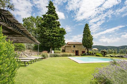 Villa mit privatem Pool für Urlaub bis zu 12 Personen in Arezzo | Tritt-toskana.de