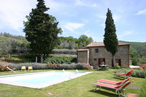 Villa mit privatem Pool für Urlaub bis zu 12 Personen in Arezzo | Tritt-toskana.de