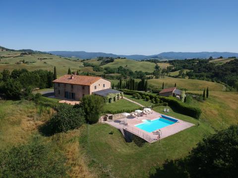 Villa mit Pool, Toskana