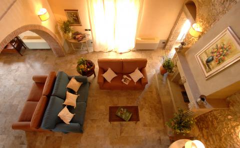 Wohnzimmer vom Mezzanin