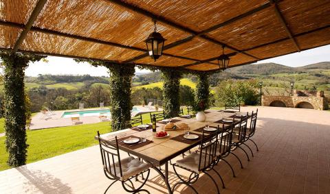 Terrasse mit Veranda