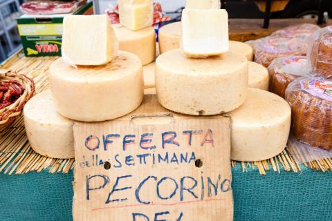 Pecorino Käse - Pecorino di Pienza, ein fantastischer Schafkäse