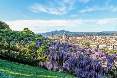 Villa Bardini in Florenz bietet eine der schönsten Aussichten über diese wunderschöne Stadt
